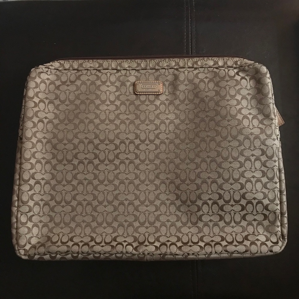 Coach laptop sleeve